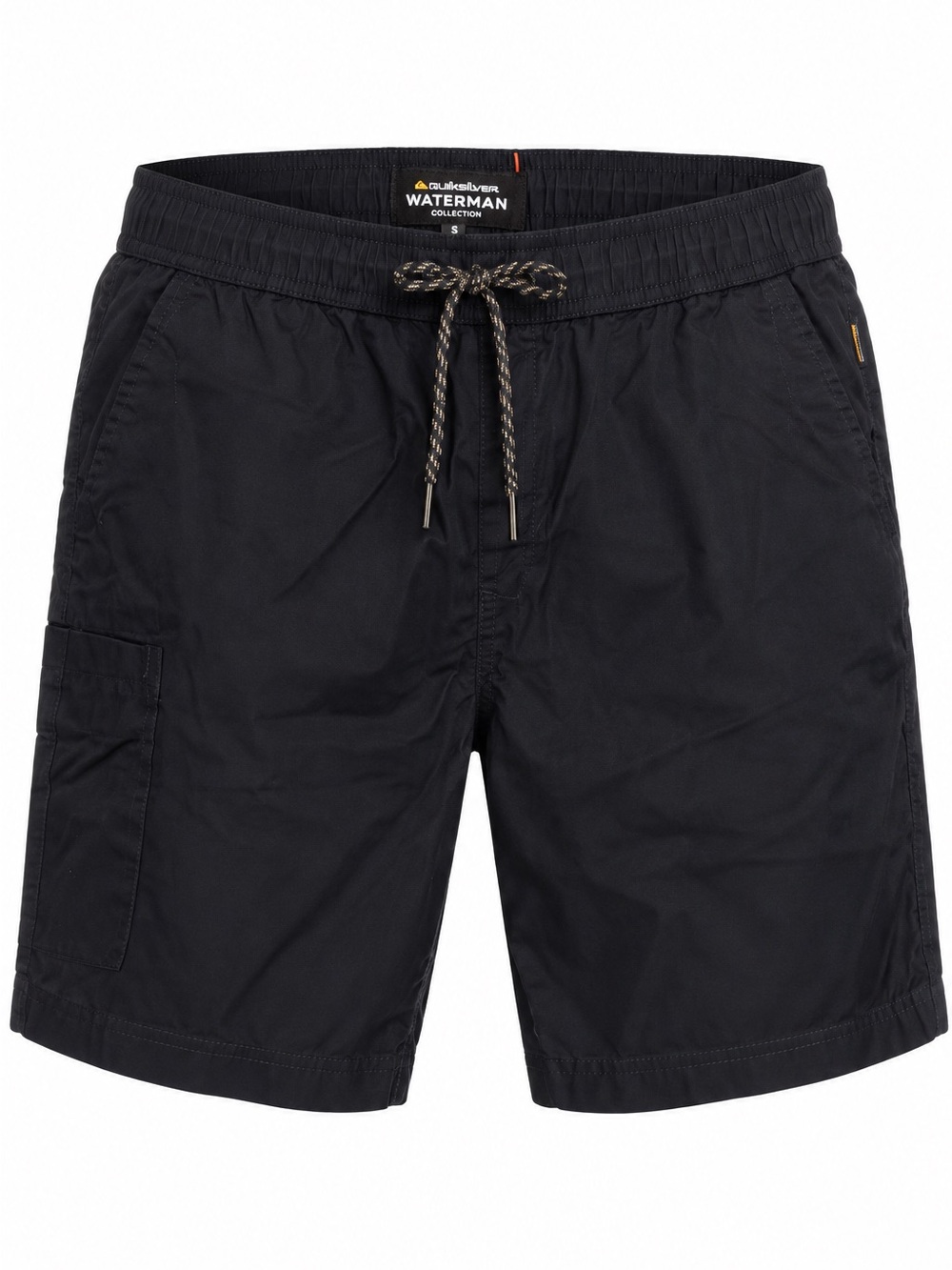 NWT Quiksilver Waterman Collection Men’s Black Cargo Shorts Size S